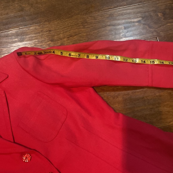 Dana Buchman Red Linen Blazer - Picture 9 of 9